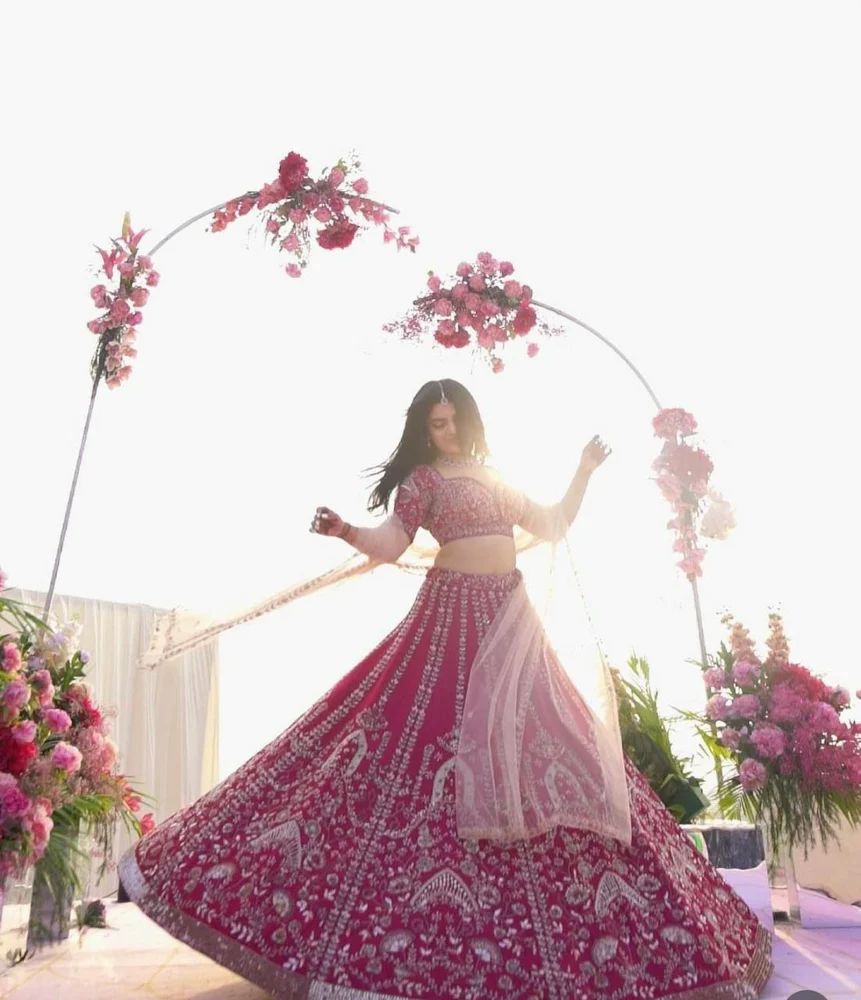 SPECIAL DAY WEAR DESIGNER ELEGANT FANCY UNSTITCH LEHENGA 2024 COLLECTION