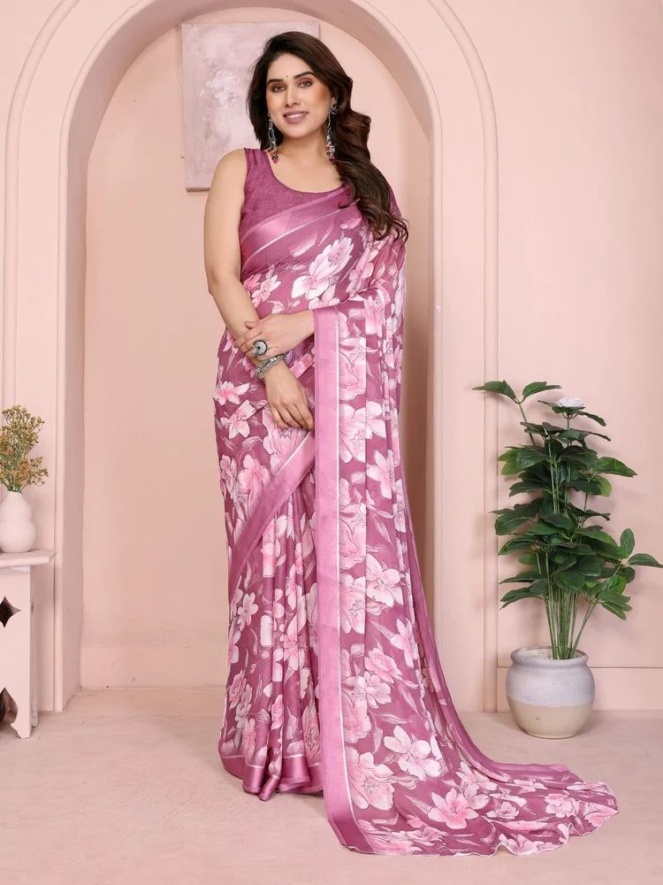 Floral Printed Saree
