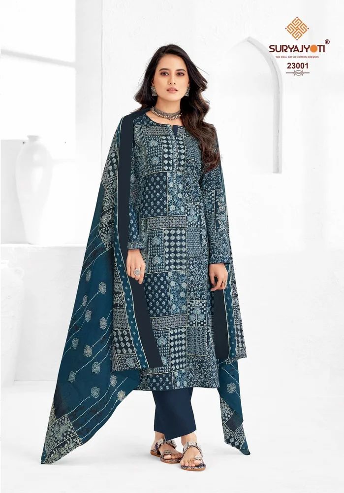 Cotton Printed Dress Material