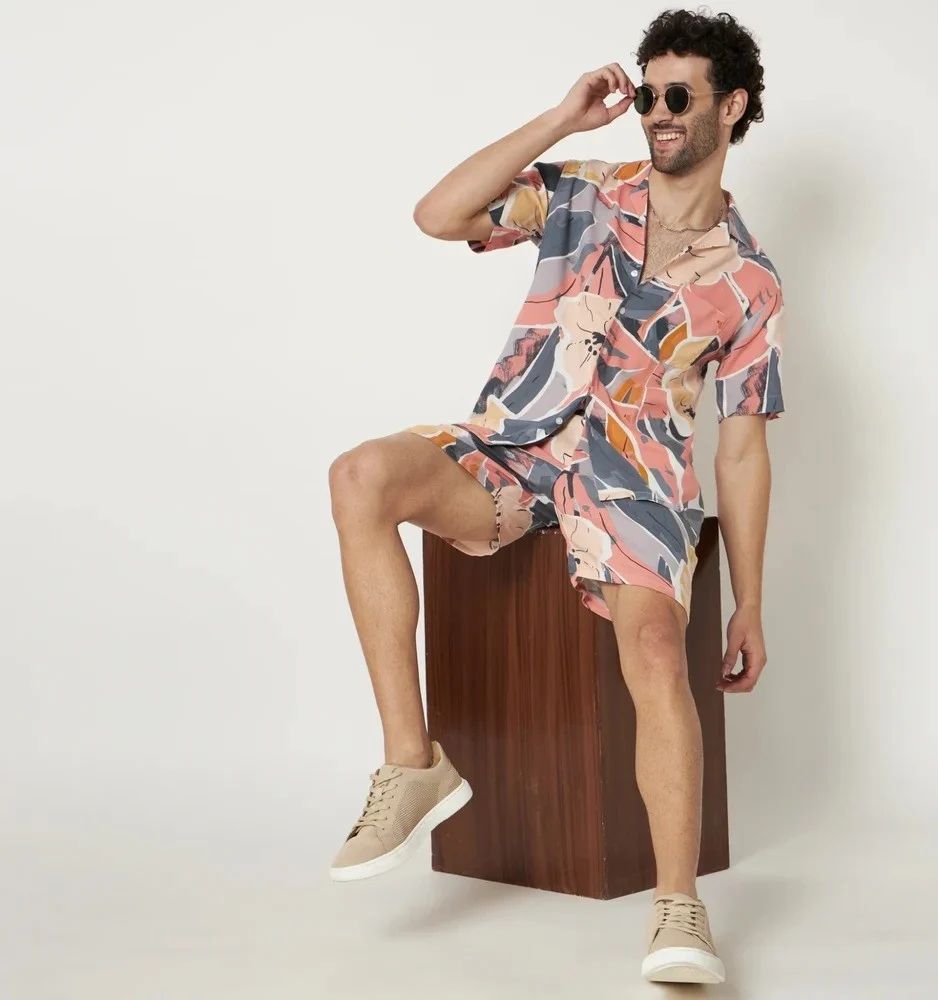 XXXL Polyester Men Co Ord Set
