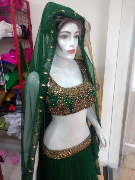 Green Lehenga Choli