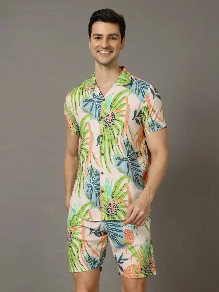 Large Polyester Men Co Ord Set