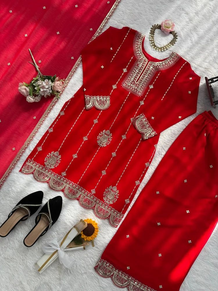 Designer Palazzo Suit