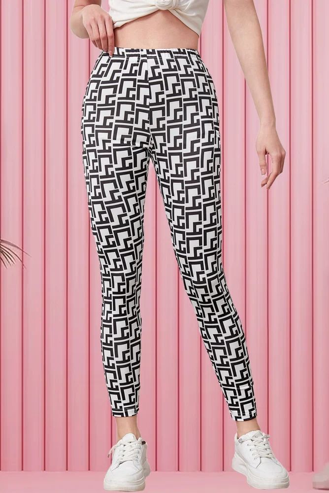 Geometric Printed  Womens Leggings