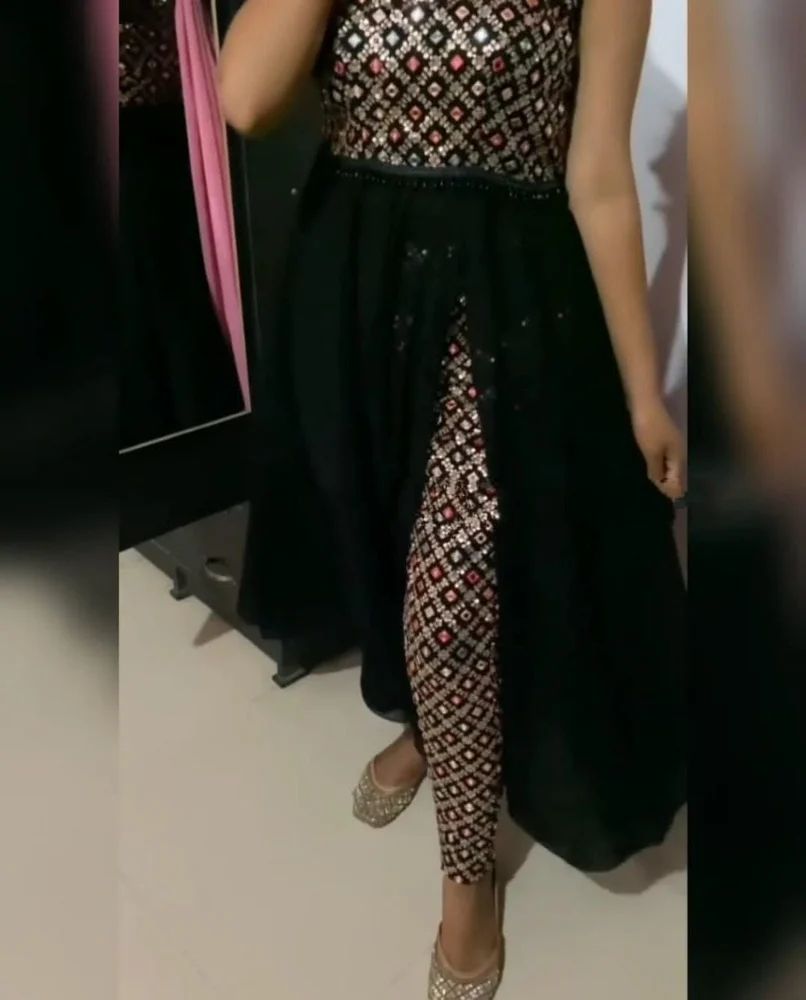 Crop Top With Palazzo
