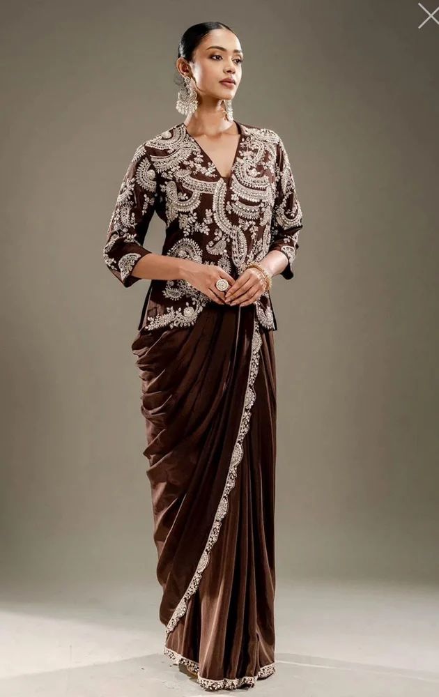 Ready-to-wear Jacket Saree