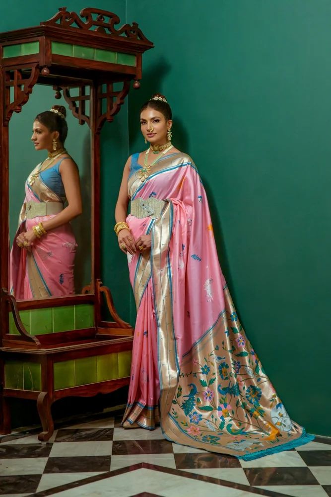 Fancy Paithani Silk Saree