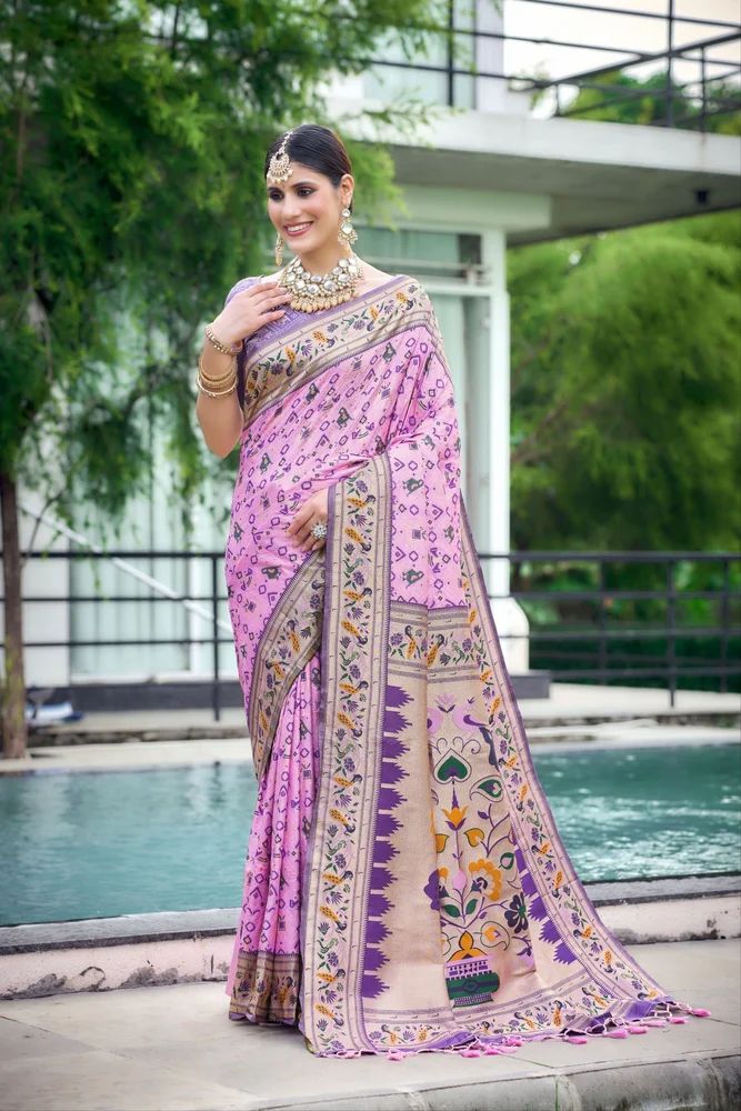 Blue Wedding Wear Saree