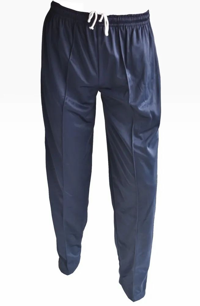 Male Mens Navy Blue Track Pant, Medium