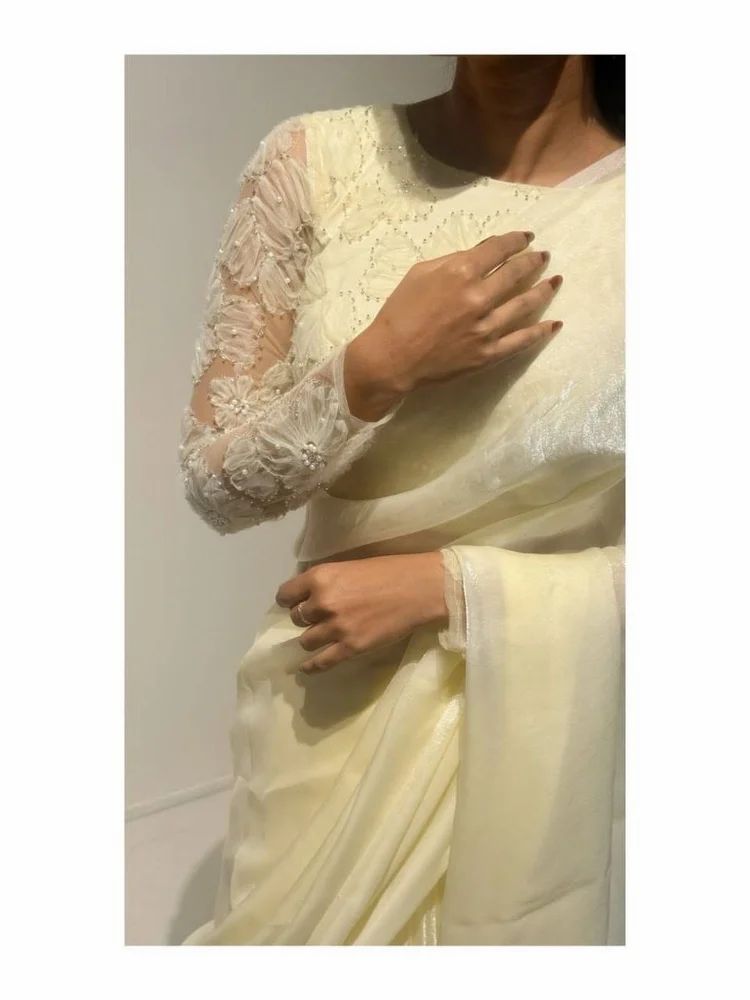 Space silk saree