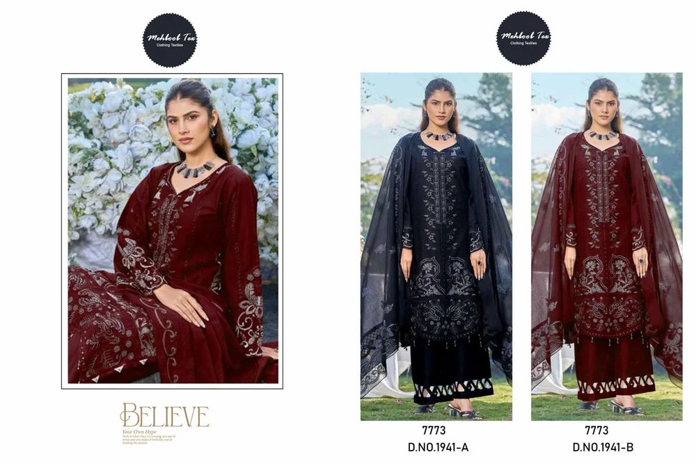 Georgette Heavy Embroidery Work Dress