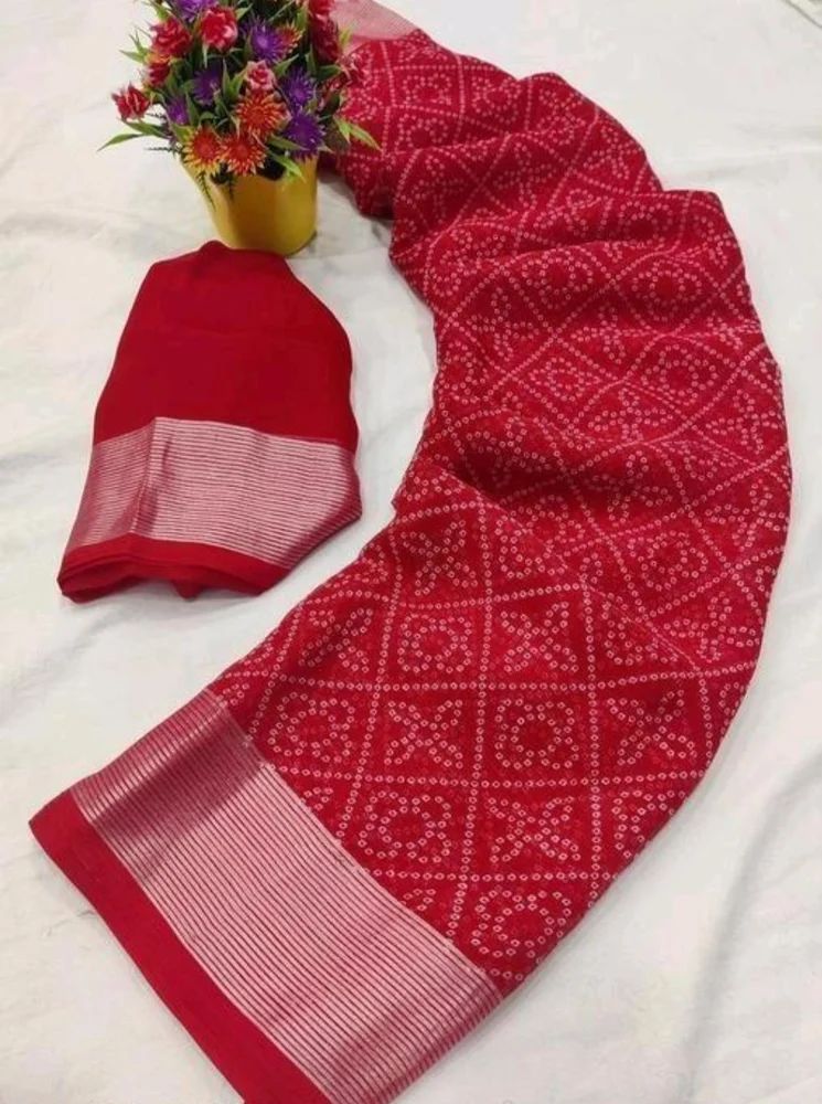 Chiffon Printed Saree