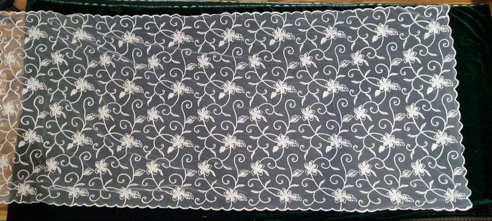 Net Embroidery Dupatta