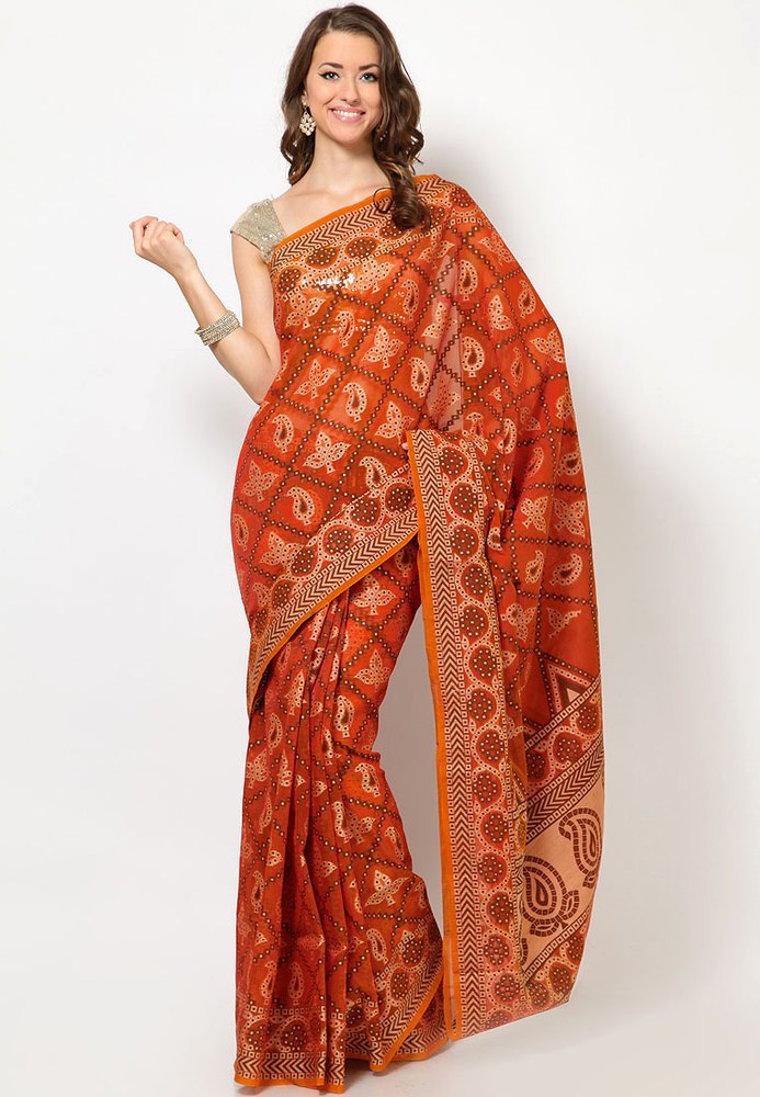 Bandhani Cotton Saree