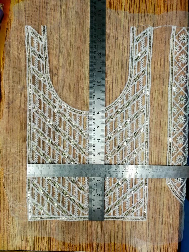 Neck Embroidery Patch Sequins