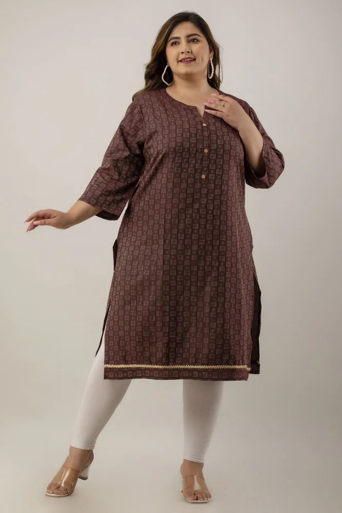 Plus Size Cotton Kurti