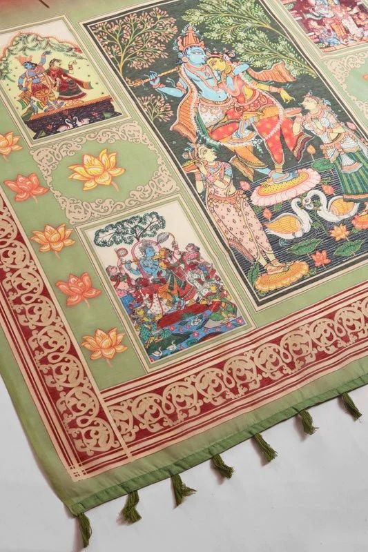 Radha Ridhaya Chanderi Saree