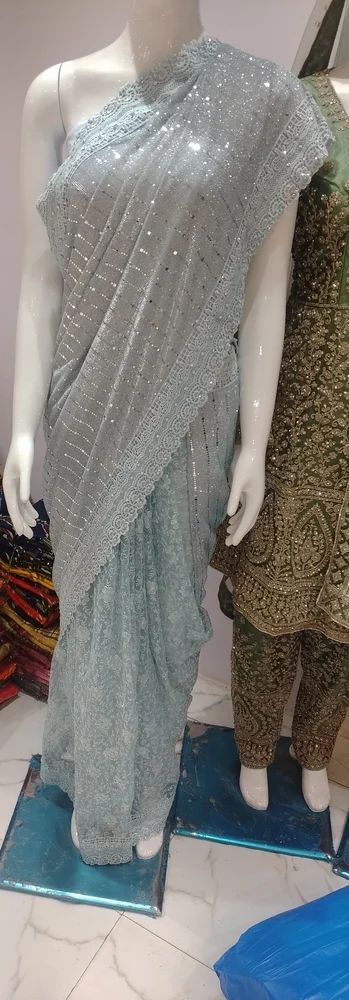 Imported half & half saree