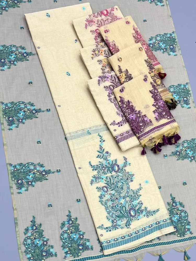 Linen Unstitched Suits