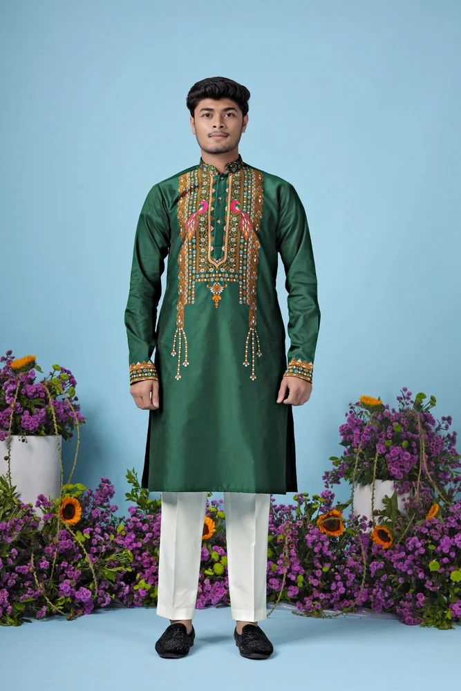 boss designer kurta