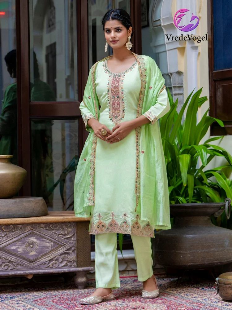 VredeVogel Venue Kurti Bottom With Dupatta Collection
