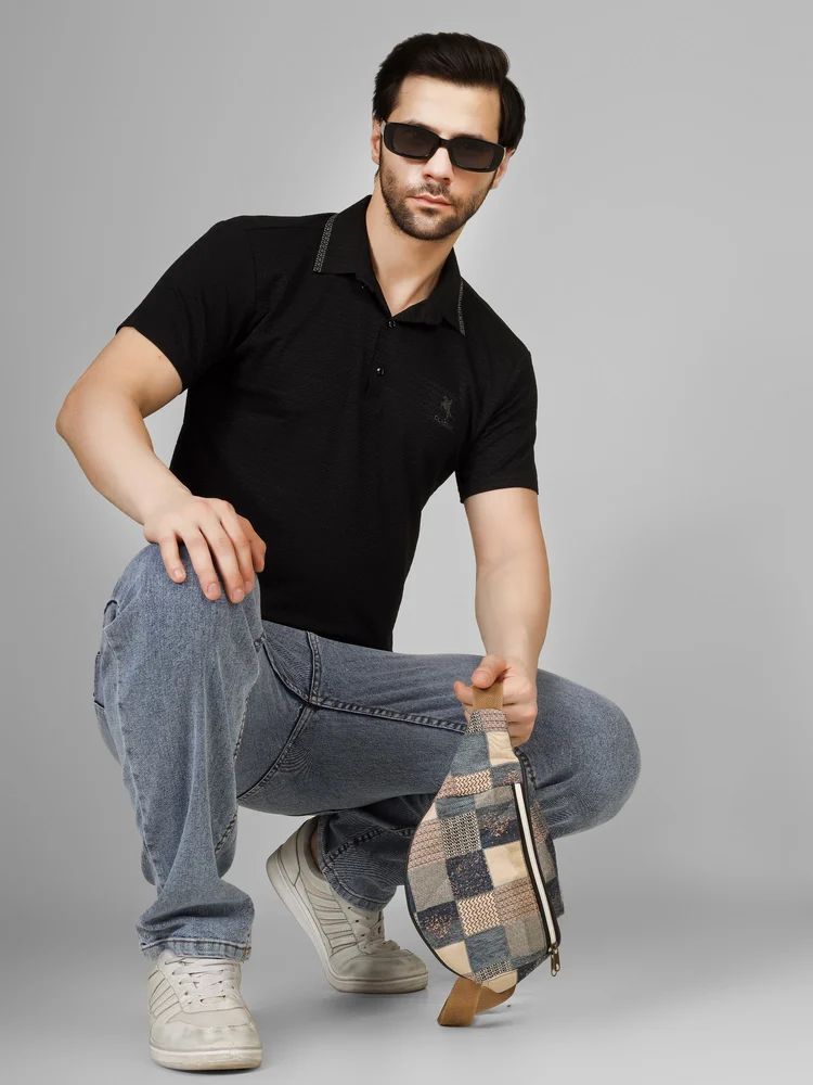STICHLESS POLO TSHIRT