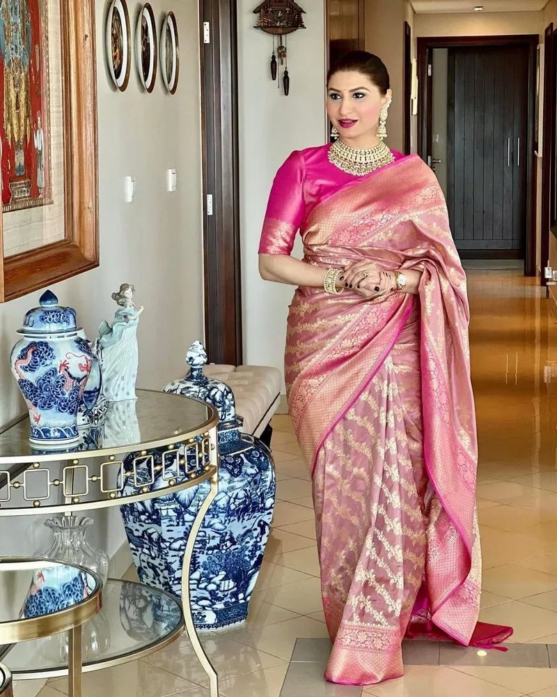 Soft Silk Weaving Jacquard Saree PALAK