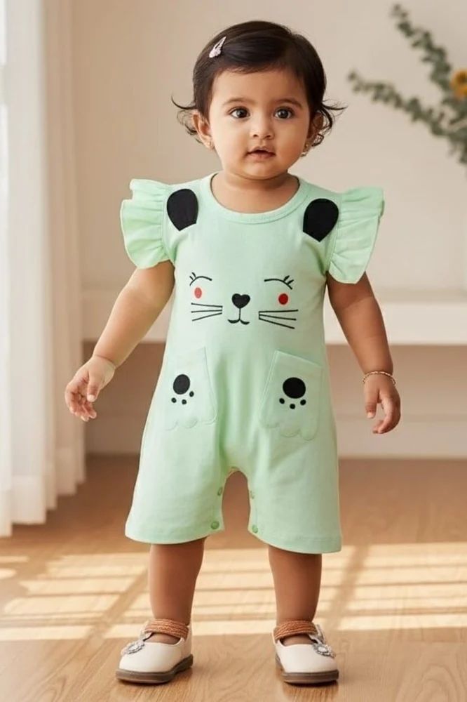 Unisex Cotton Baby Romper