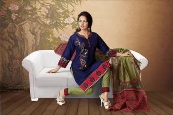 Printed Cotton Suit