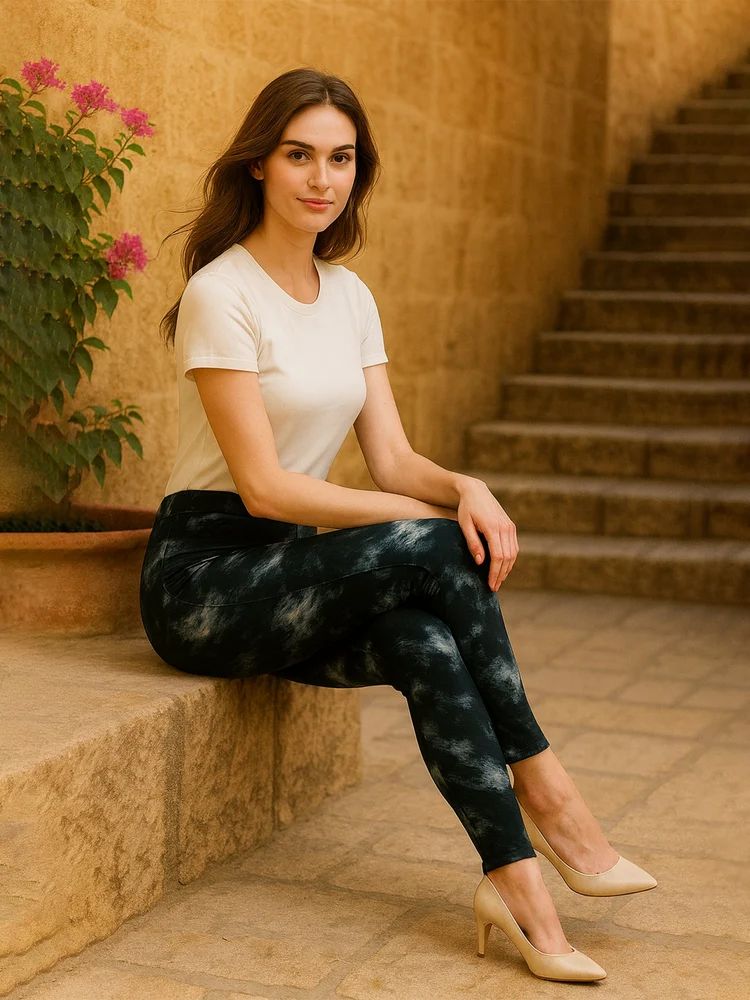 Women's Stretchable Cotton Lycra Blend Jegging, Printed Pants For Women, Casual Lycra Legging