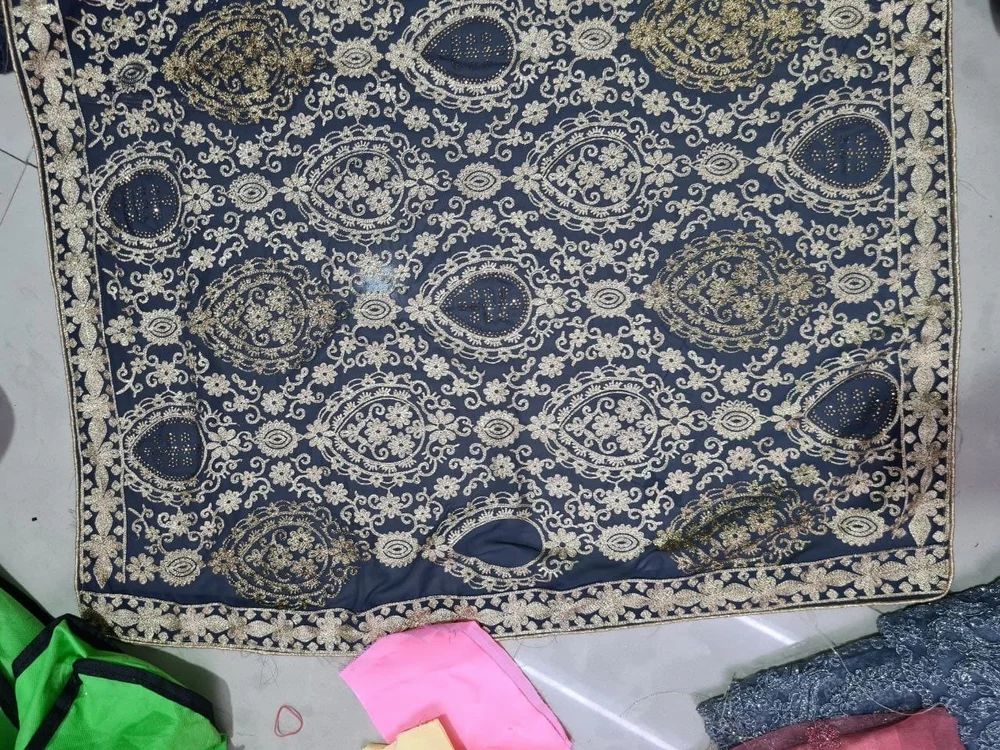 Embroidery Dupatta And Fabrics