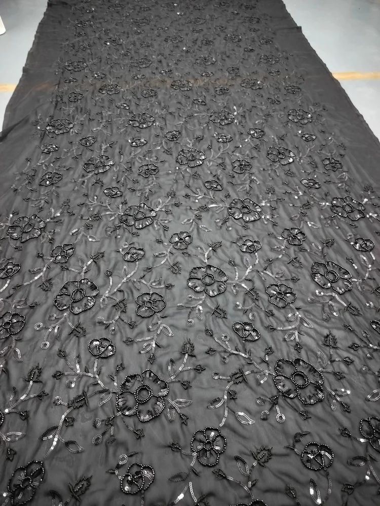 Crystal Beaded Fabric