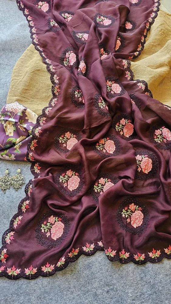 PURE SATTIN SIMMER SILK WITH ZARI SAREE AT WHOLESALE PRICE
