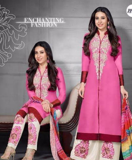 Palazzo American Suit Semi Stitched D No 52010