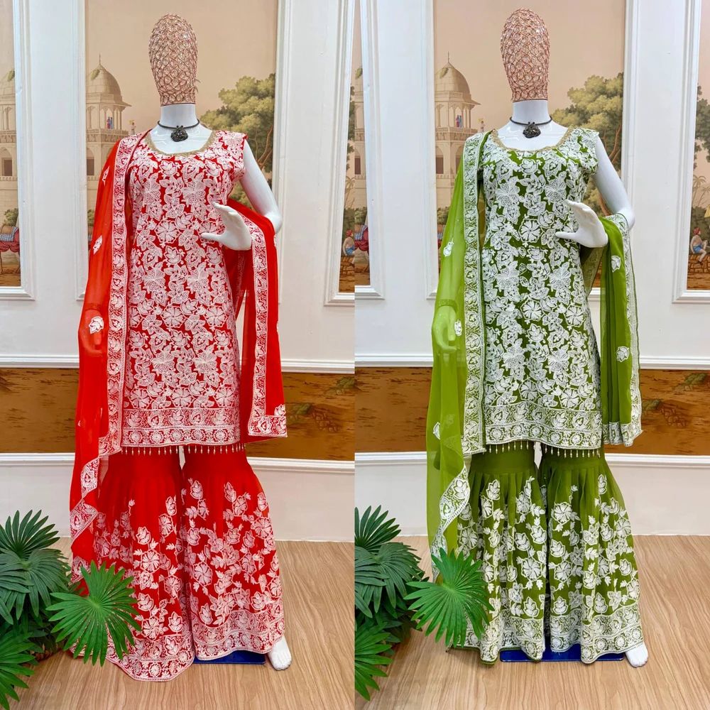 Authentic Pakistani Sharara Suits