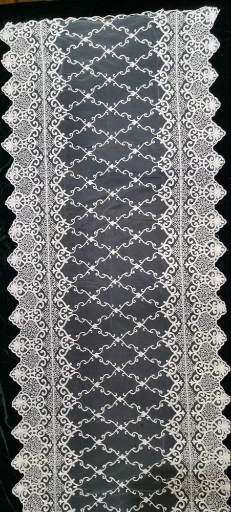 Net Embroidery Dupatta