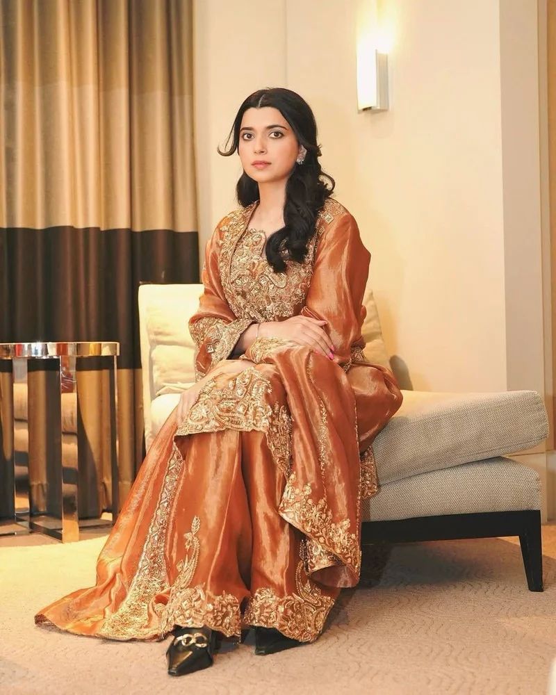 silk kurti with plazo and dupatta