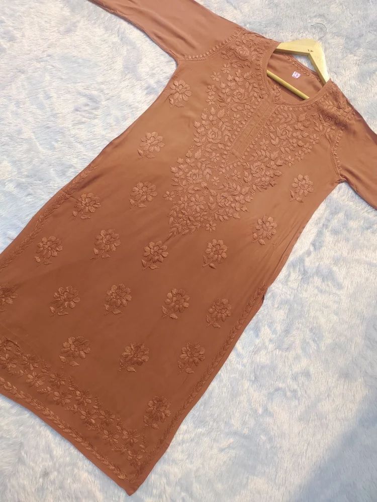 Modal Chikankari Kurti