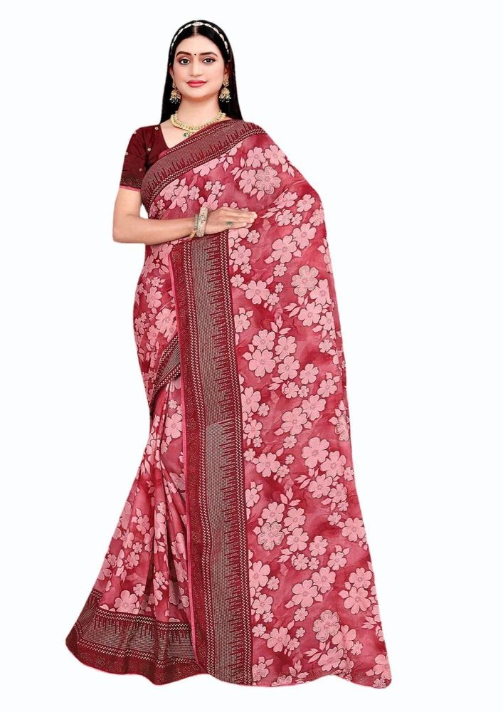 Digital Printed Saree