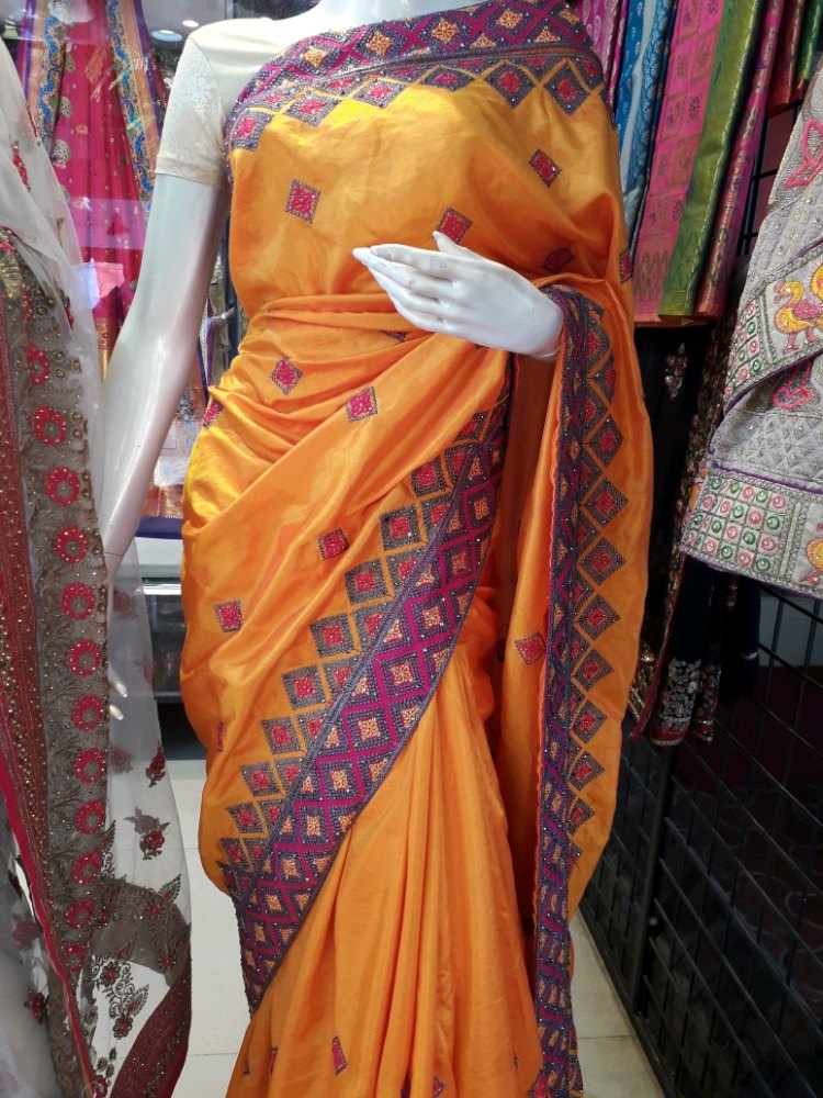 Embroidered Saree