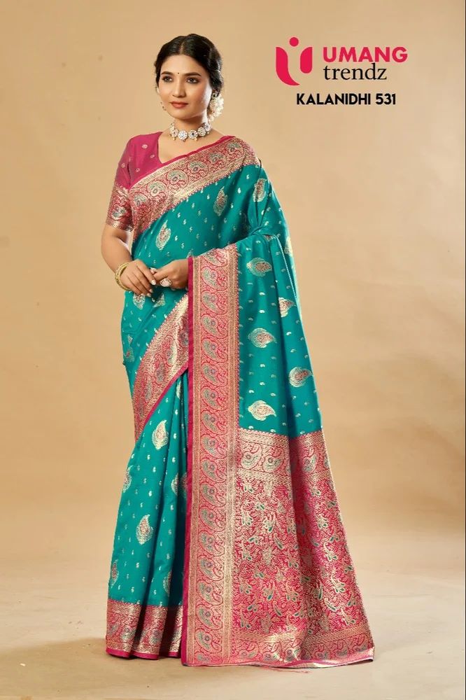 Lichi Silk Weaving Saree