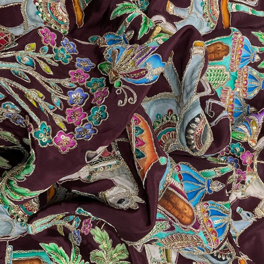 Embroidery Fancy Fabric