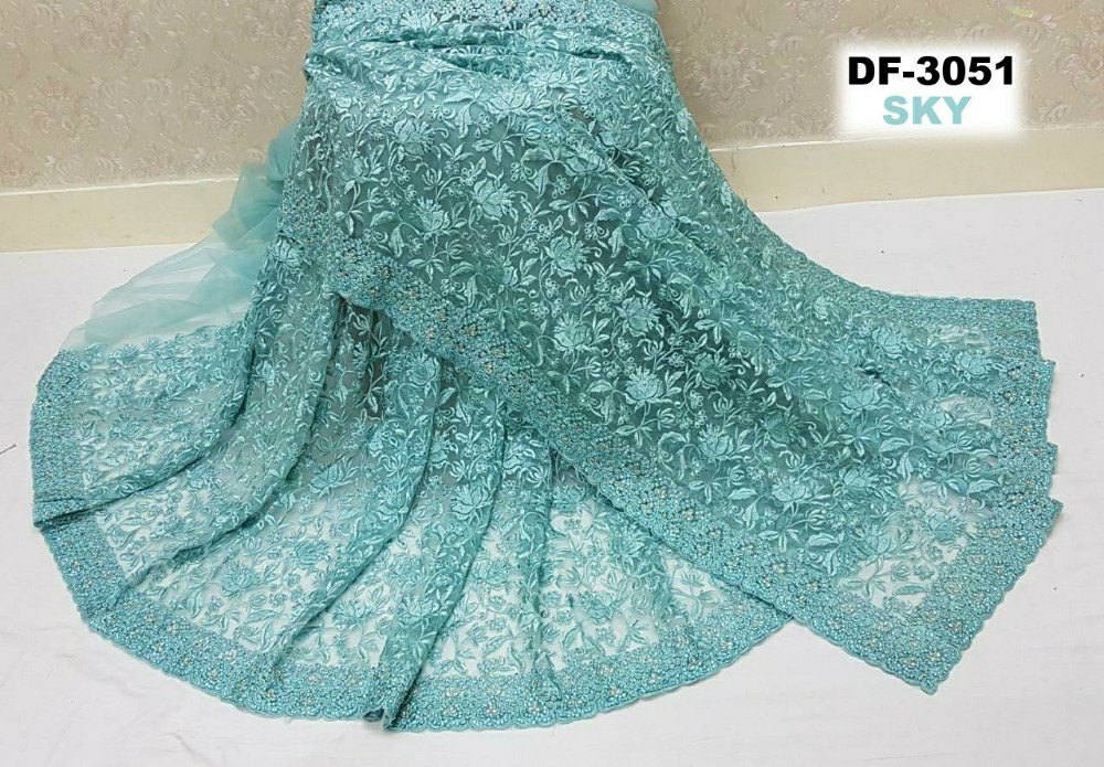 Nylon Mono Net Saree