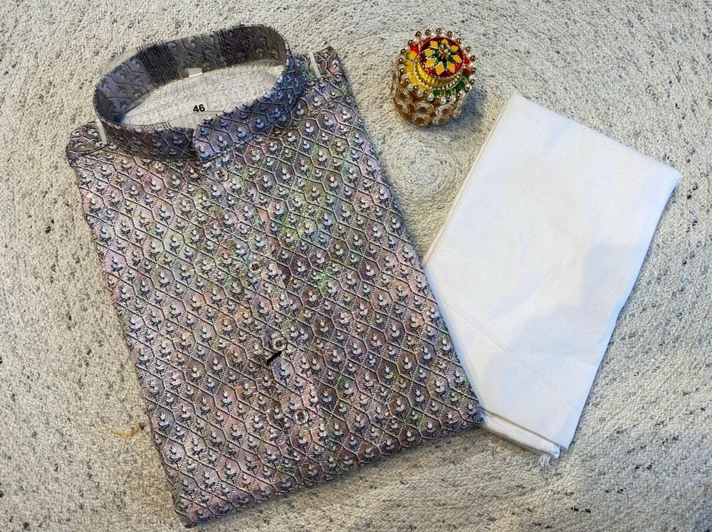 Kurta Pyjama Set Reyon Men
