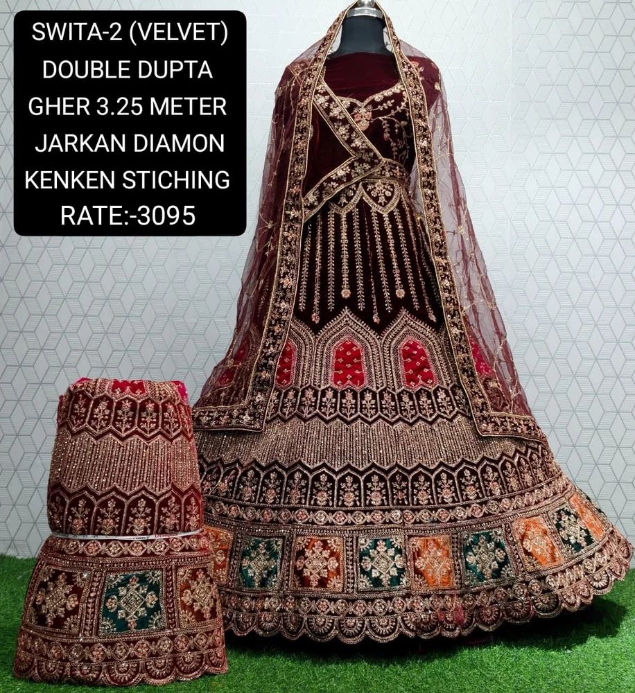 Swita 2 Embroidered Bridal Lehengas