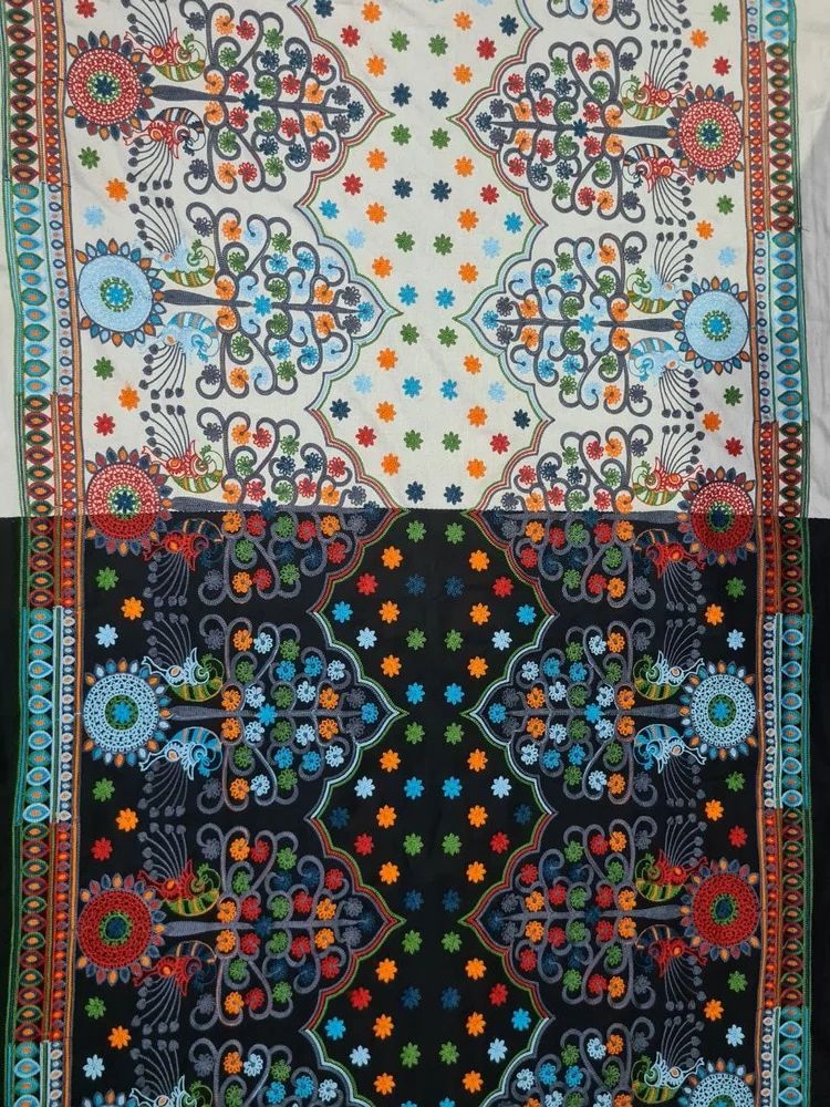 Cotton flex embroidery fabric
