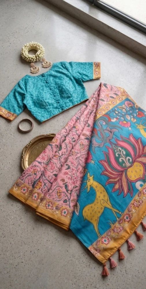 Designer Satin Saree