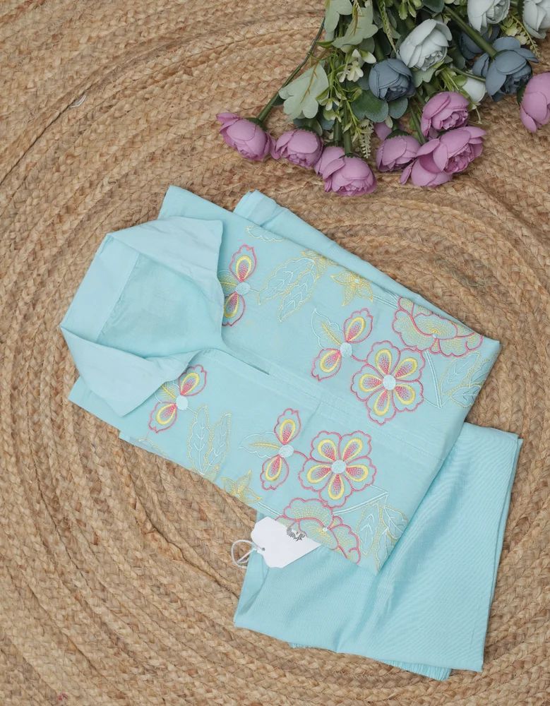 Sky Blue Women Coord Set
