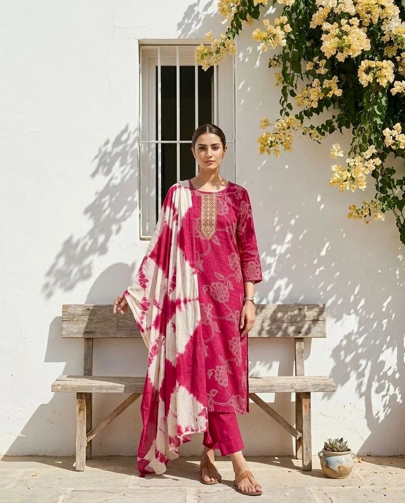 Ladies Cotton Suit
