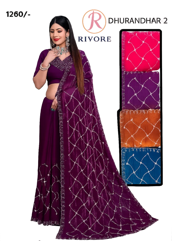 Beadwork Designer Saree
